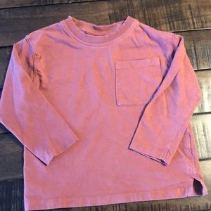 Zara Long Sleeve Tee in Dusty Pink